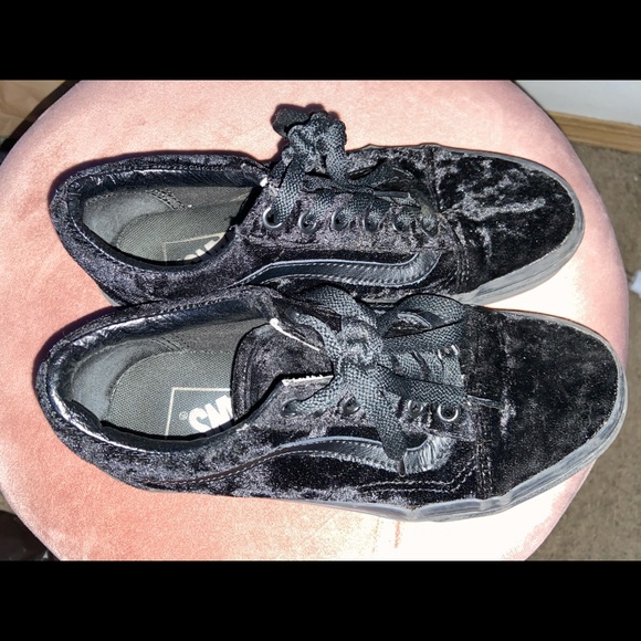 Black Vans Velvet - Picture 6 of 8